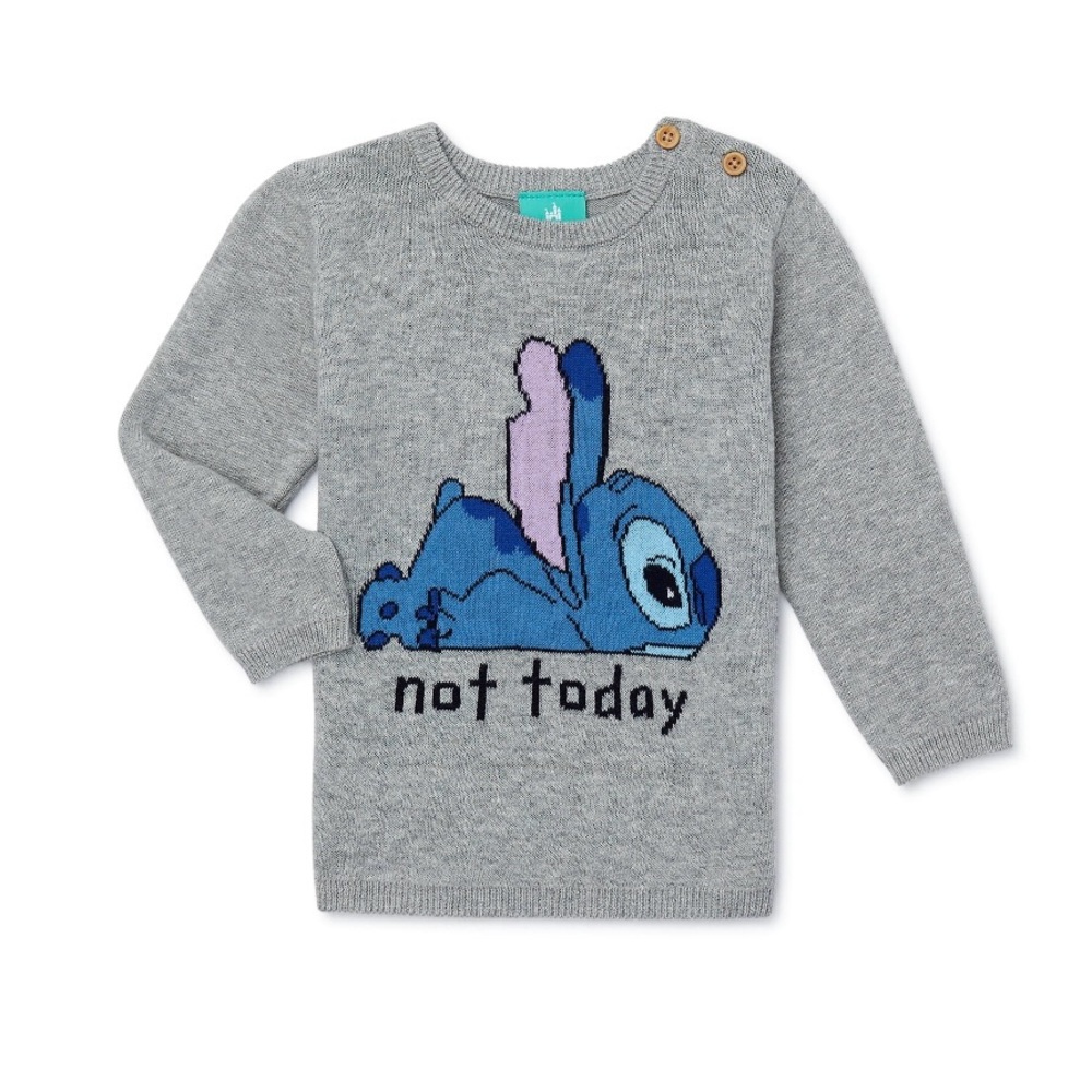Disney Lilo & Stitch Jacquard Knit Crew Sweater